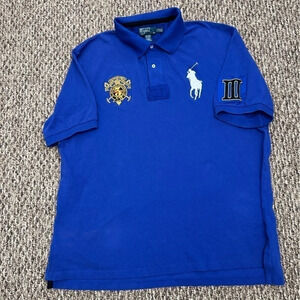 Men’s Polo Ralph Laurent Snow Polo Challenge Cup Jersey Sz 2XB